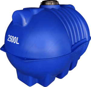 TANQUE CITIJAL HORIZONTAL USO RUDO AZUL REY 2,500 L