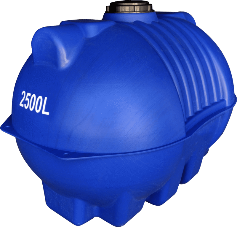 TANQUE CITIJAL HORIZONTAL USO RUDO AZUL REY 2,500 L